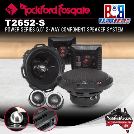 Rockford Fosgate T2652-S Power 6.50" Aluminum Component System