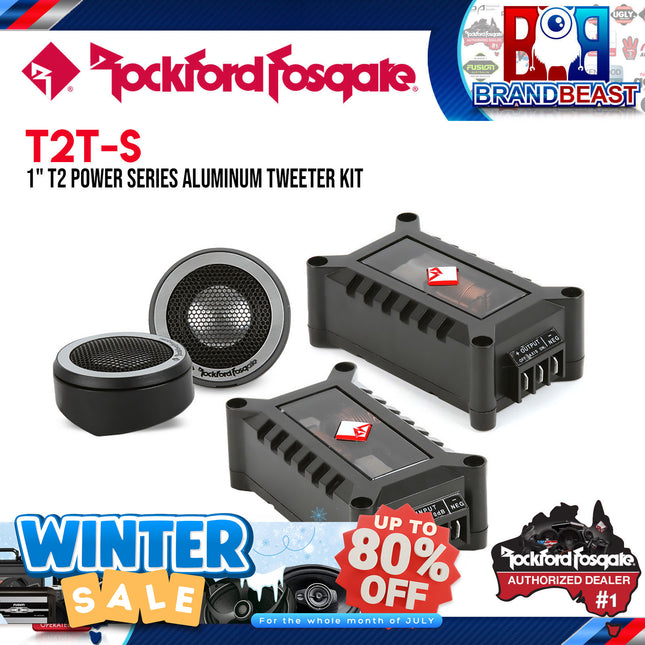 Rockford Fosgate T2T-S Power 1" Aluminum Tweeter Kit