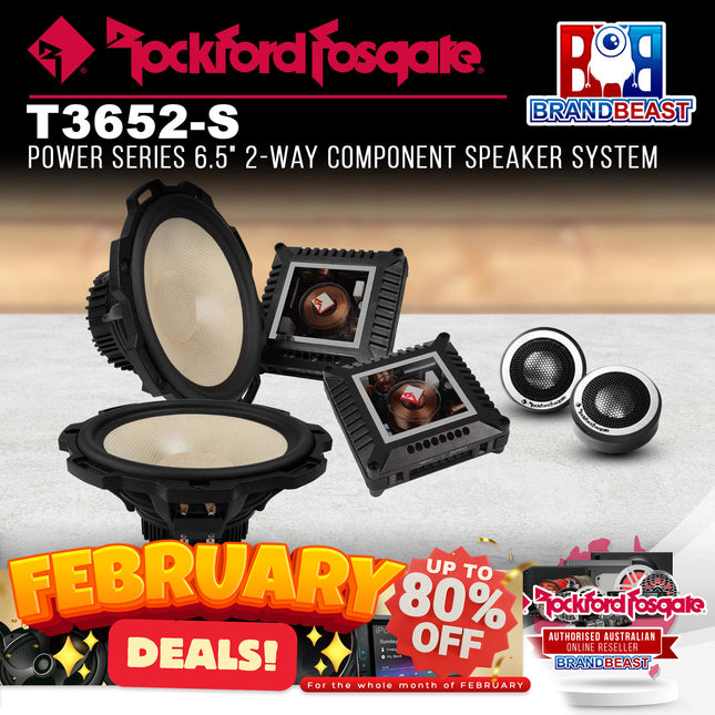 Rockford Fosgate T3652-S Power 6.5" T3 Component System