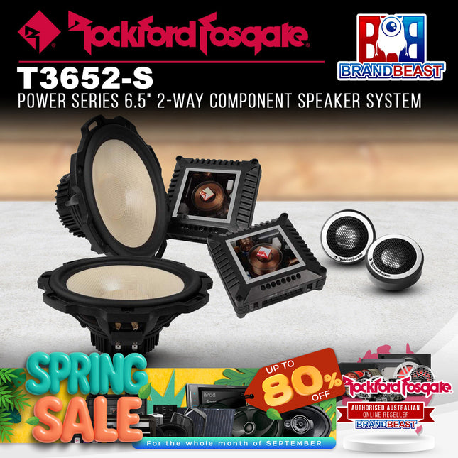 Rockford Fosgate T3652-S Power 6.5" T3 Component System