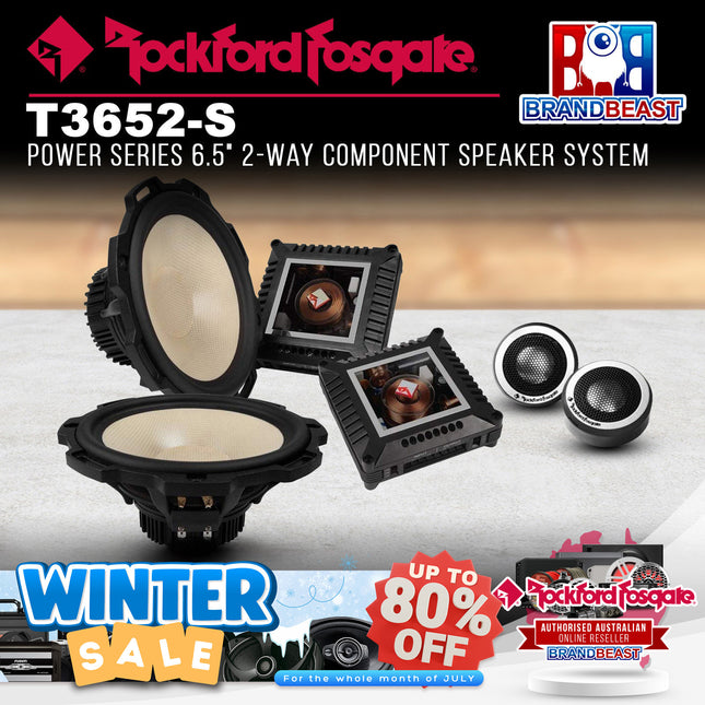 Rockford Fosgate T3652-S Power 6.5" T3 Component System