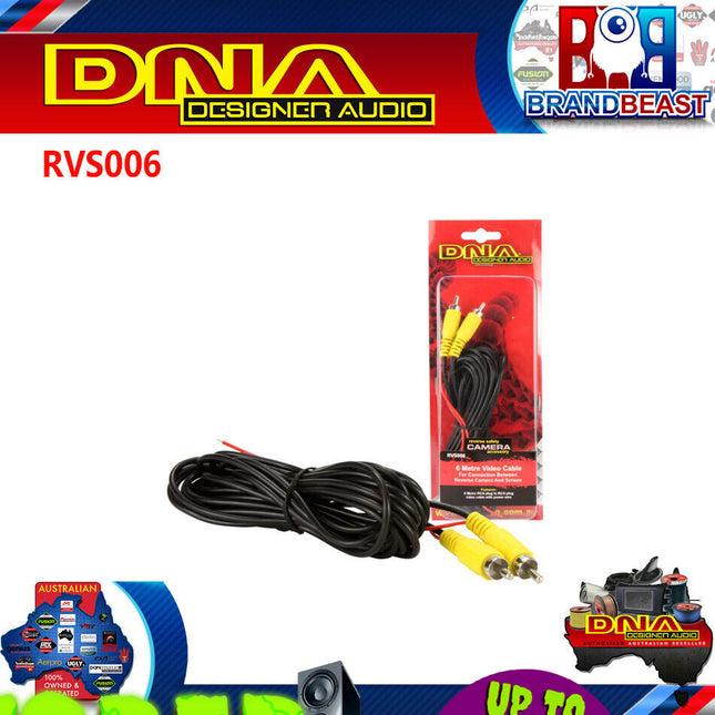 DNA RVS006 6m RCA To RCA Video Cable