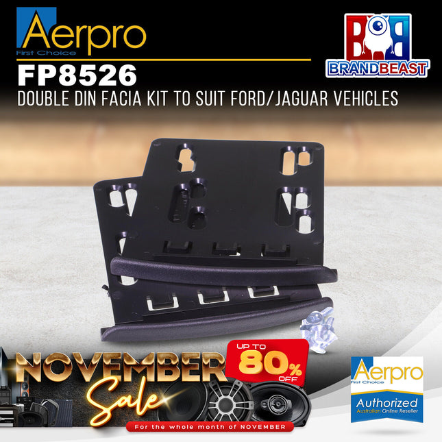 Aerpro FP8526 Double DIN Black Facia Kit Suit Ford/Jaguar Various Models