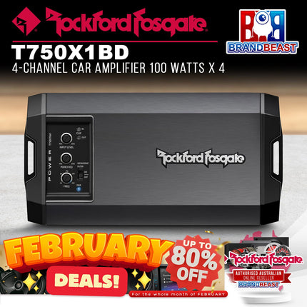 Rockford Fosgate T750X1bd Power 750 Watt Class-bd Mono Amplifier