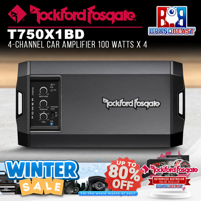 Rockford Fosgate T750X1bd Power 750 Watt Class-bd Mono Amplifier