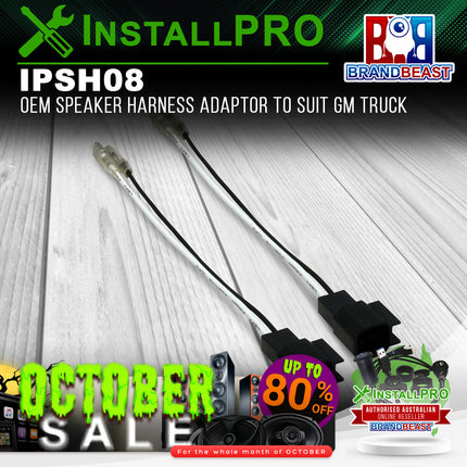 InstallPRO IPSH08 OEM Speaker Harness Adaptor To Suit GM Truck
