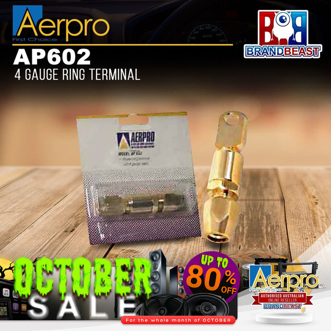 Aerpro AP602 4 Gauge Ring Terminal