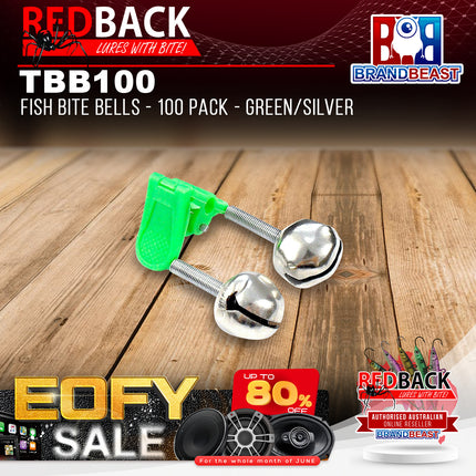 XXX Marine TBB100 Fish Bite Bells - 100 Pack