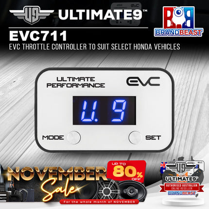 Ultimate9 EVC711 EVC Throttle Controller Suit Select Honda Vehicles