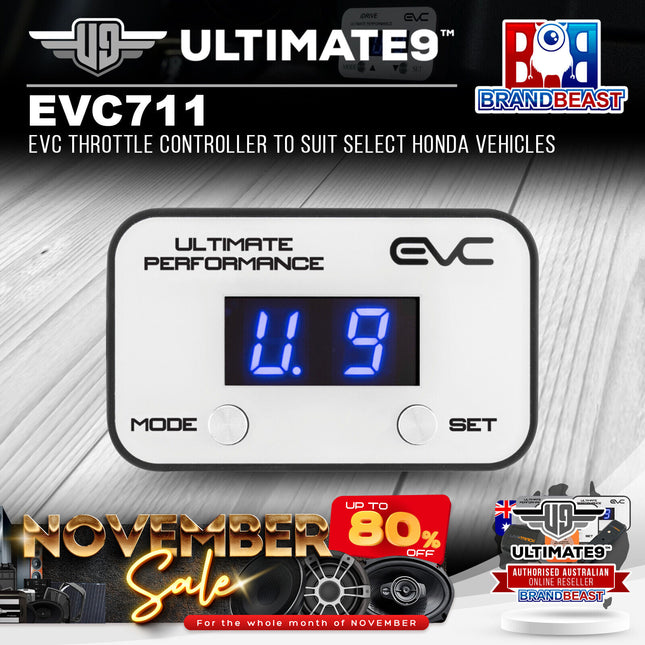 Ultimate9 EVC711 EVC Throttle Controller Suit Select Honda Vehicles