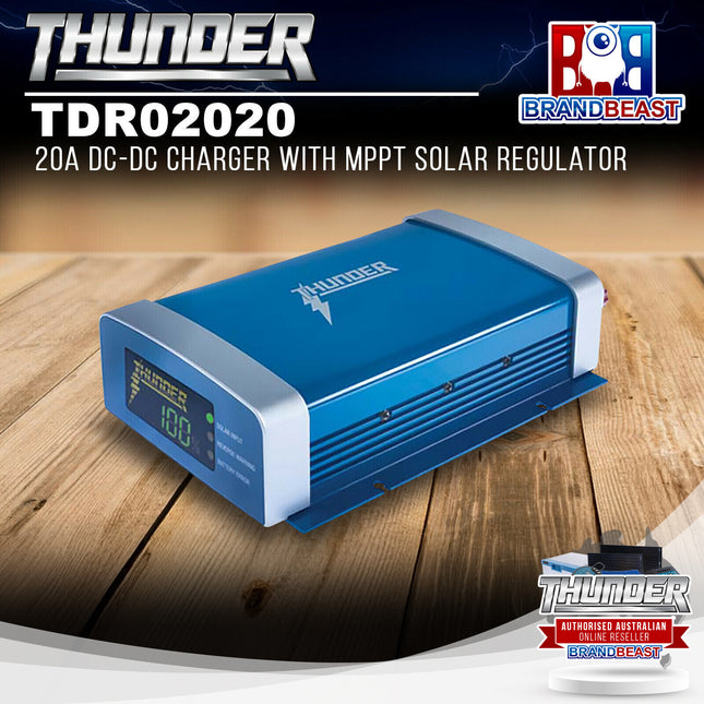 Thunder TDR02020 20A DC-DC Charger With MPPT Solar Regulator