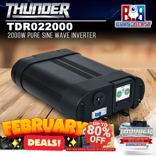 Thunder TDR022000 2000W Pure Sine Wave Inverter