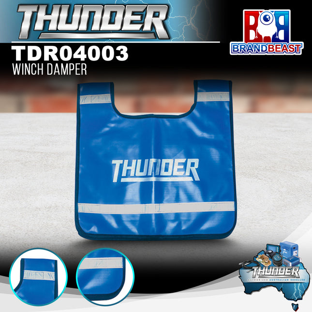 Thunder TDR04003 Winch Damper High Visibility With Straps