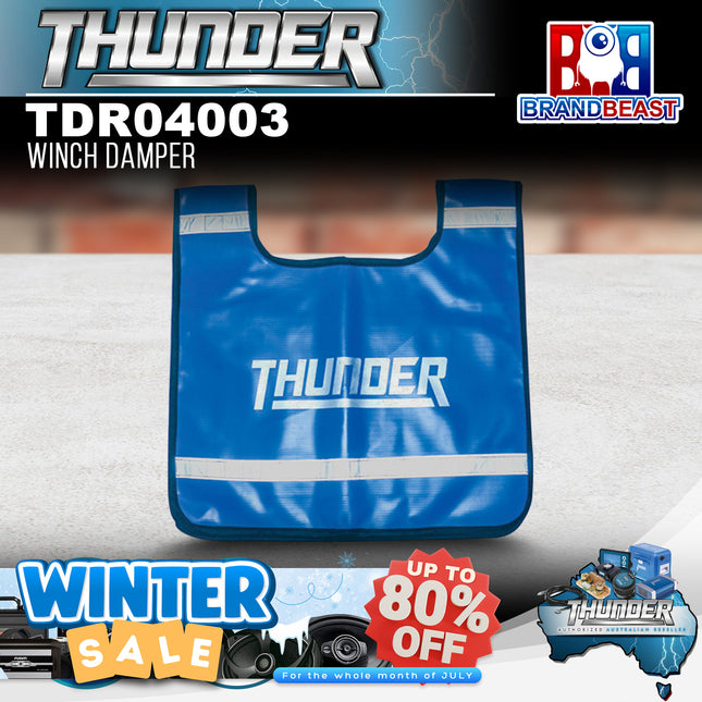 Thunder TDR04003 Winch Damper High Visibility With Straps