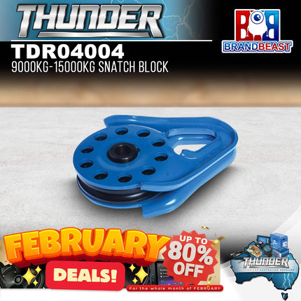 Thunder TDR04004 Snatch Block - 9000KG