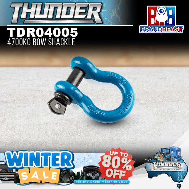 Thunder TDR04005 Bow Shackle - 4700KG