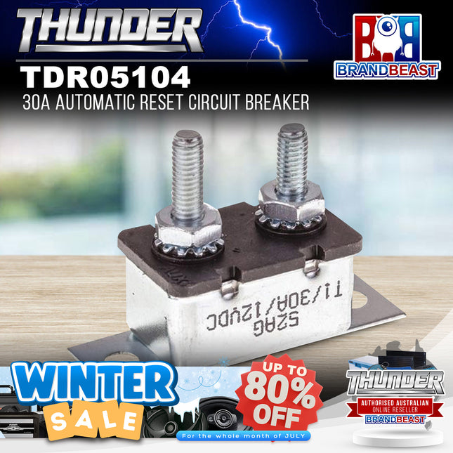 Thunder TDR05104 30A Automatic Reset Circuit Breaker