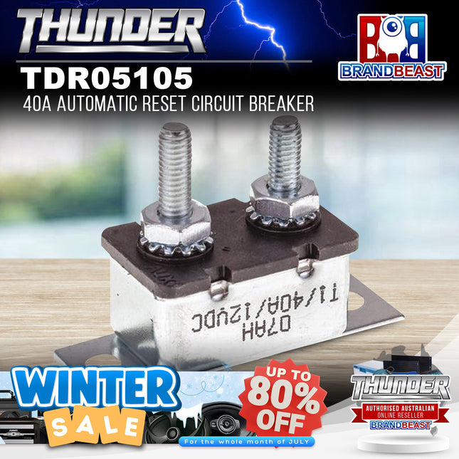 Thunder TDR05105 40A Automatic Reset Circuit Breaker