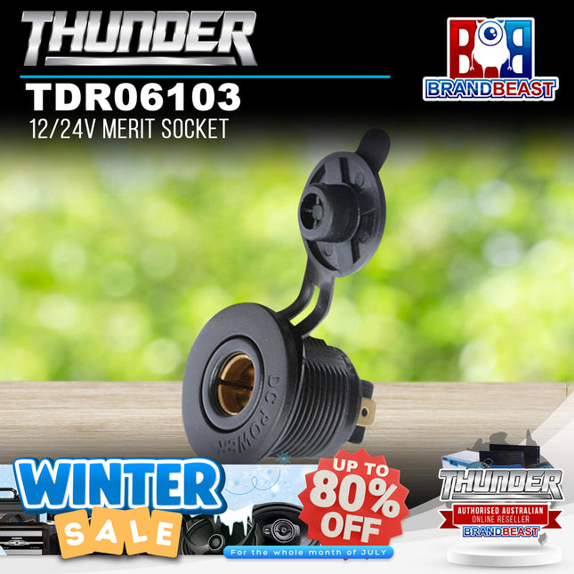Thunder TDR06103 16A Merit Socket - 12/24V