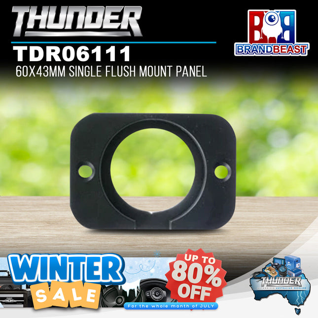 Thunder TDR06111 60x43mm Single Flush Mount Panel
