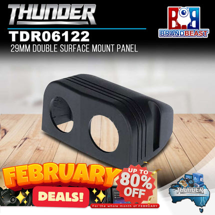 Thunder TDR06122 29mm Double Surface Mount Panel