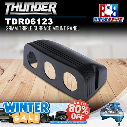 Thunder TDR06123 29mm Triple Surface Mount Panel