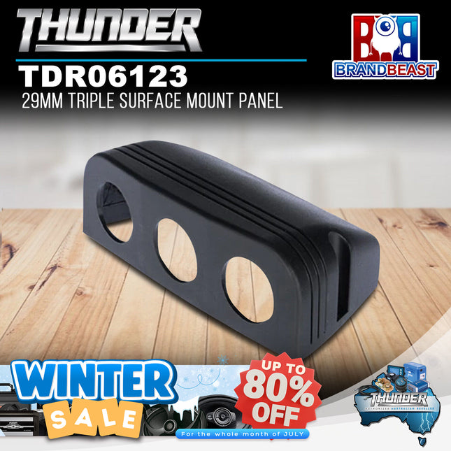 Thunder TDR06123 29mm Triple Surface Mount Panel