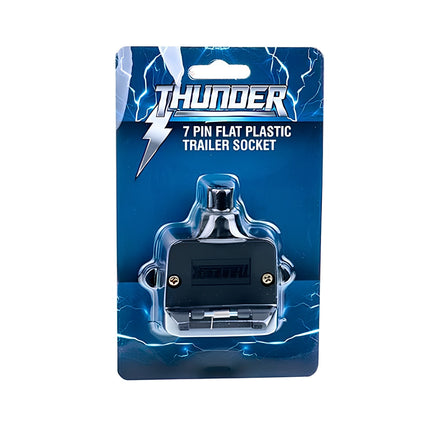 Thunder TDR06904 7 Pin Flat Plastic Trailer Socket