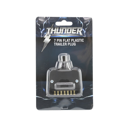 Thunder TDR06905 7 Pin Plastic Flat Trailer Plug