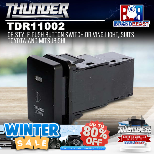 Thunder TDR11002 OE Style Push Button Switch Driving Light