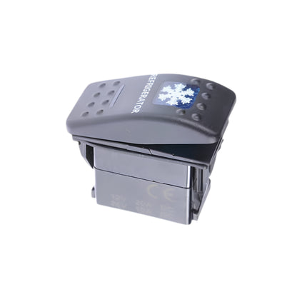 Thunder TDR11010 Rocker Switch On/Off SPST 12/24V Blue Illuminated