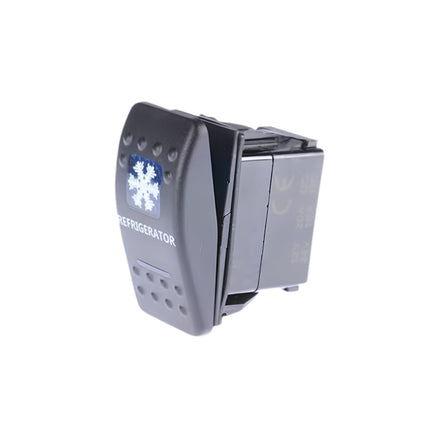 Thunder TDR11010 Rocker Switch On/Off SPST 12/24V Blue Illuminated