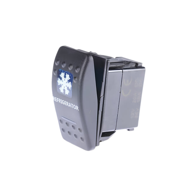 Thunder TDR11010 Rocker Switch On/Off SPST 12/24V Blue Illuminated