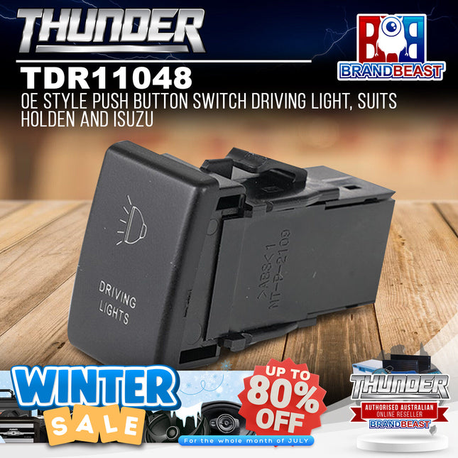 Thunder TDR11048 OE Style Push Button Switch Driving Light