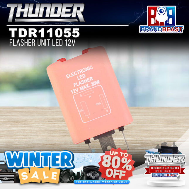 Thunder TDR11055 Flasher Unit LED 12V