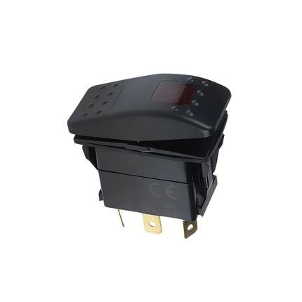 Thunder TDR11074 Rocker Switch On/Off SPST Red Illuminated