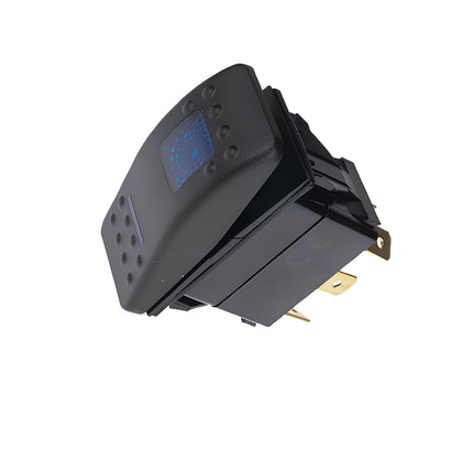 Thunder TDR11075 Rocker Switch On/Off SPST Blue Illuminated