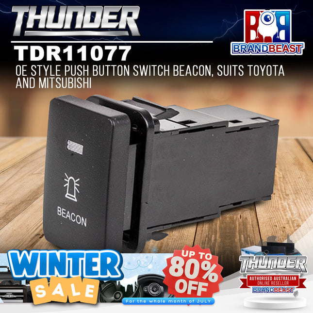 Thunder TDR11077 OE Style Push Button Switch Beacon