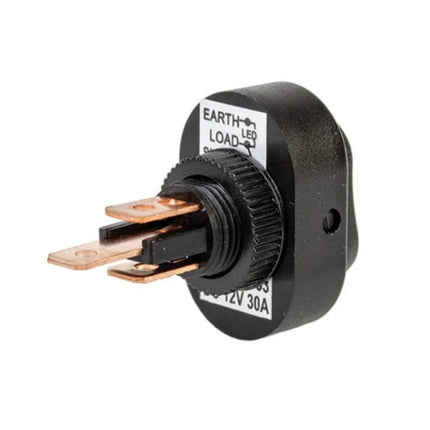 Thunder TDR11080 Rocker Switch On/Off SPST 12V Blue Illuminated