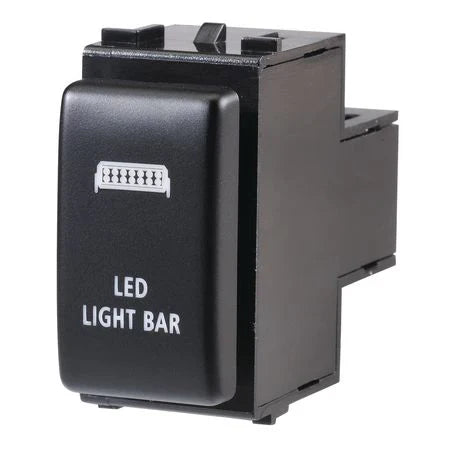 Thunder TDR11096 OE Style Push Button Switch LED Light Bar Control for Nissan Models