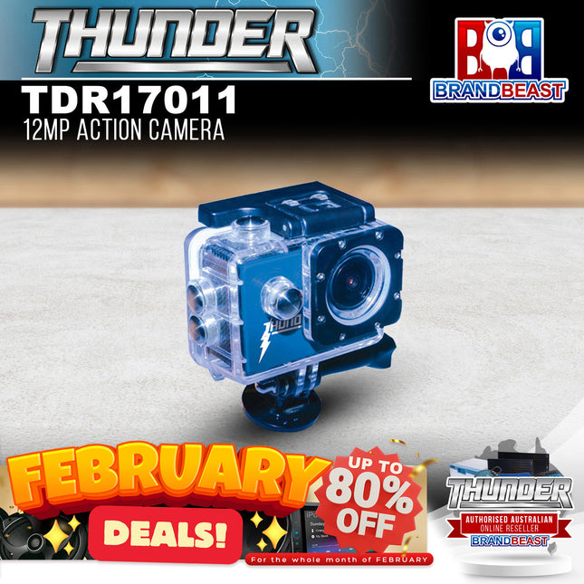 Thunder TDR17011 12MP 1080P Full HD Action Sports Camera