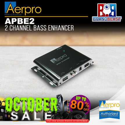 Aerpro APBE2 2 Channel Bass Enhancer