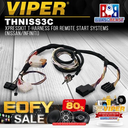 Viper THNISS3C XpressKit T-Harness for Remote Start Systems (Nissan/Infiniti)