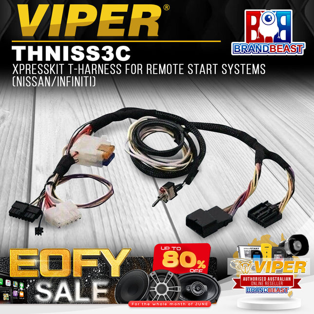 Viper THNISS3C XpressKit T-Harness for Remote Start Systems (Nissan/Infiniti)