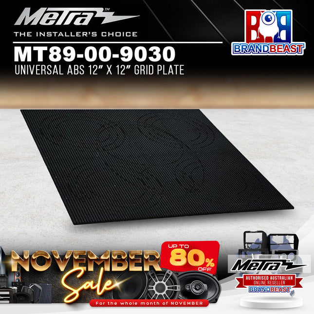 Metra MT89-00-9030 Universal ABS 12" X 12" Grid Plate