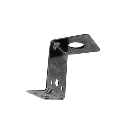 RFI TLM-6 Black Stainless Steel Z Guard Bracket - Universal Trunk Lip Mount Antenna Bracket with Professional Black Finish for Sedan, Hatchback, and Wagon UHF CB Antenna Installation