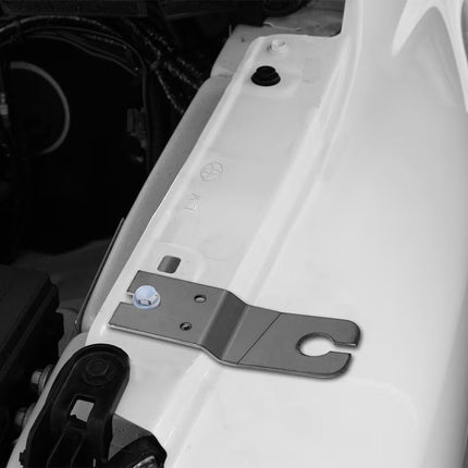 RFI TLM-HL-L Heavy Duty Stainless Steel Z Guard Bracket - Vehicle-Specific 6mm Slot Fender Mount for Toyota Hilux 2016+ Left Front Guard with Custom-Bendable Design and Professional Antenna Mounting