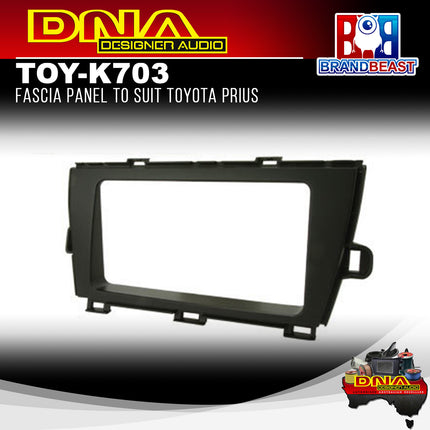 DNA TOY-K703 Double DIN Fascia Panel To Suit Toyota Prius