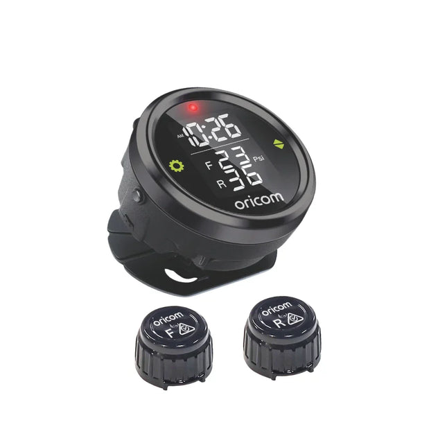 Oricom TPMC-2E Motorcycle Tyre Pressure Monitoring System with 2 External Sensors