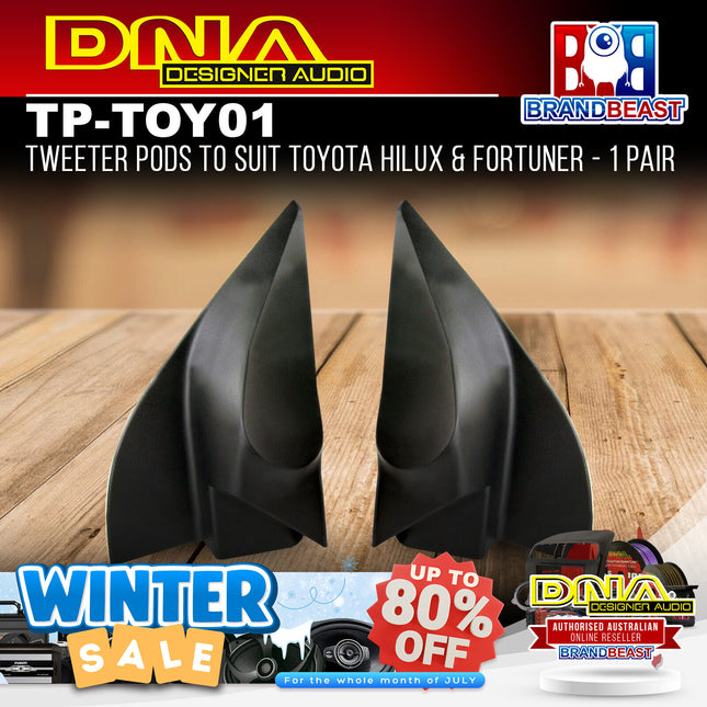 DNA TP-TOY01 Tweeter Pods To Suit Toyota Hilux & Fortuner - 1 Pair